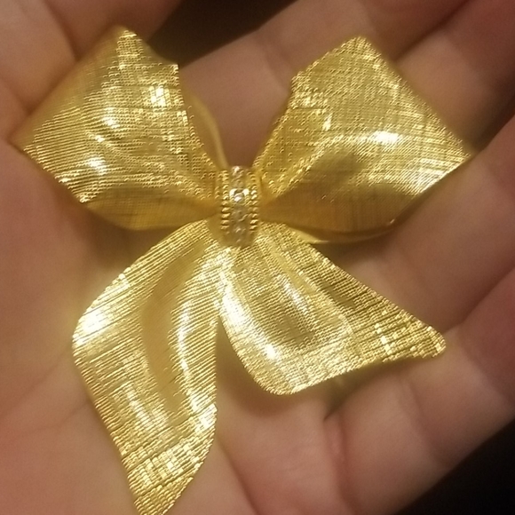 Gold tone brooch PM 1107 - Picture 6 of 6